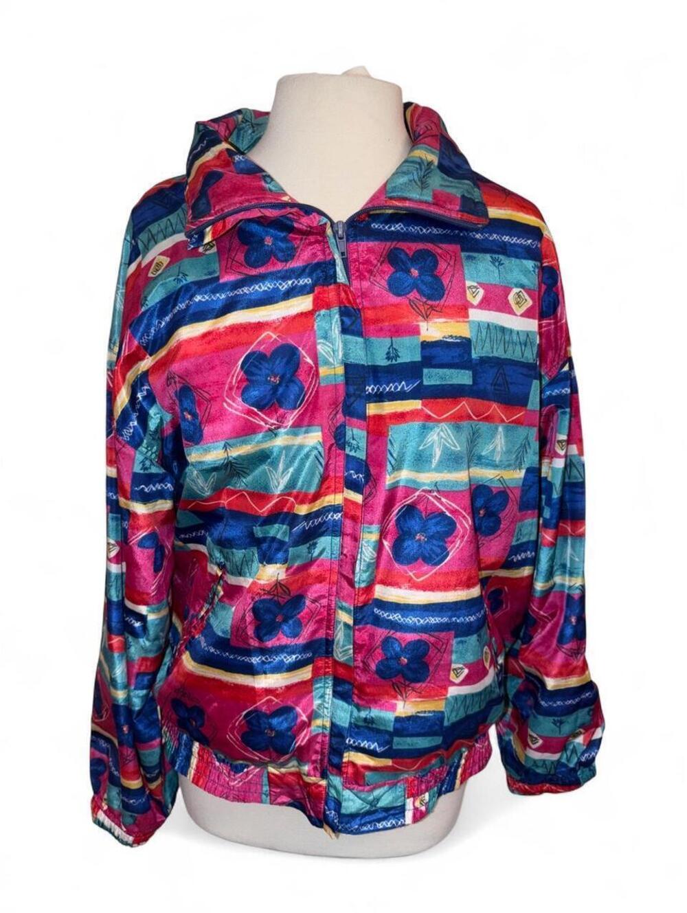 Vintage 80s/90s EVR Windbreaker Jacket